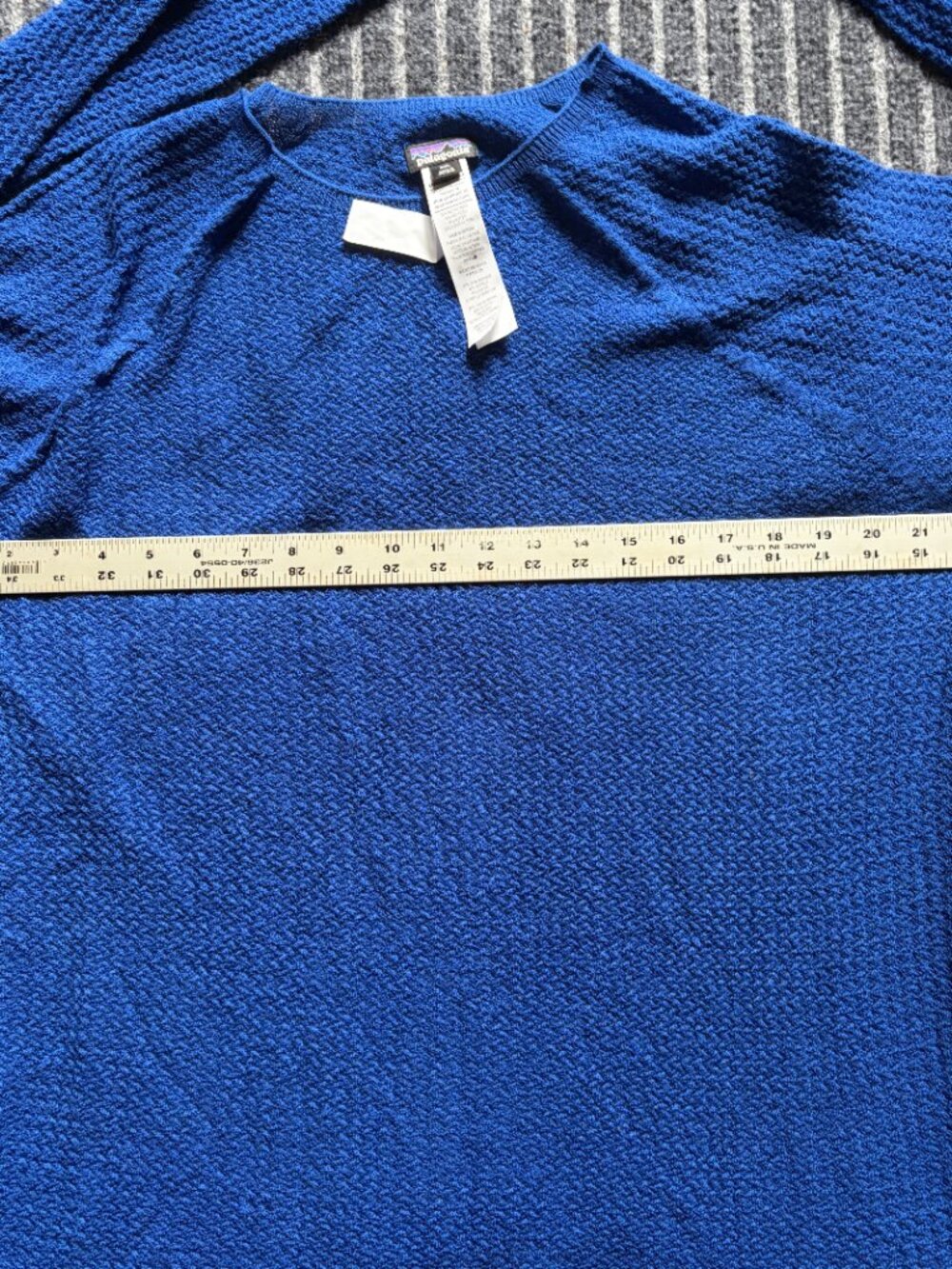 Patagonia Capilene® Air Crew Style # 36516 Size XXL Blue Merino Wool Blend NWOT - Picture 9 of 9
